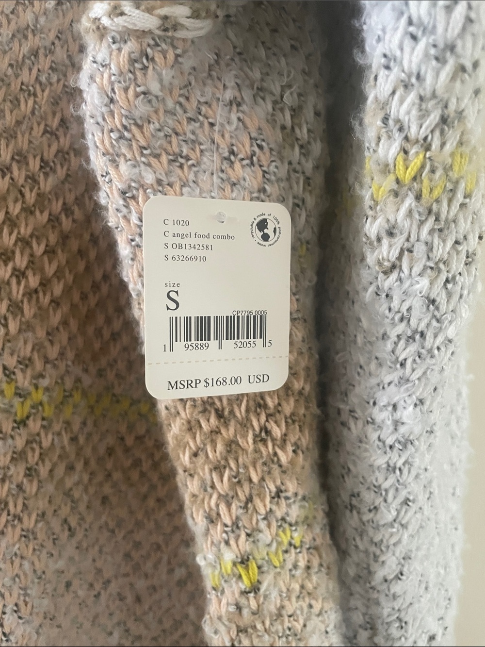 Free People Cozy Open-Front Women’s Cardigan Sweater in Neutral Mix - Picture 2 of 12